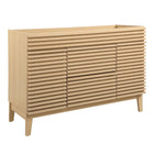 Modway Render 48" Single Sink Compatible Bathroom Vanity Cabinet - Oak-7