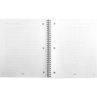 HIlroy Jungle Heart Notebook - 160 Pages - 10-1/2" x 8" - Stripes-White, Ruled, Neat Sheet Perforated Paper
