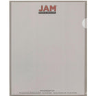 JAM Paper Plastic Sleeves - 9" x 12" - Smoke Grey - 12 Pack-Size: 9 x 11.5 inches (Fits Standard Documents)