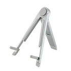 NuTech Multifunctional iPad Stand for Phones/Tablets and Laptops - Silver-Display Tablet in both portrait and landscape modes