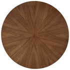 Modway Crossroads 47" Round Wood Dining Table - Walnut-Solid Wooden Legs