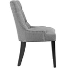 Modway Regent Tufted Fabric Dining Chair - Light Grey-Dense Foam Padding