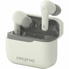 Creative Labs 51EF1100AA000 Zen Air Plus True Wireless Earbuds - White-Ambient mode lets you hear your surroundings without needing to remove the earbuds