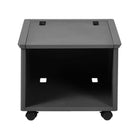 Lexmark Adjustable 40C2300 Printer Stand-Shelf height in the adjustable stand can vary from a minimum of 6.33" from the floor to a maximum of 20.45" using 10 shelf slots