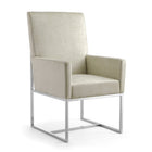 Manhattan Comfort Element 23.74" Modern Velvet Upholstered Dining Chair - Champagne-Modern Dining Chair Perfect for Dining and Accent Living Room Use