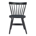 Zuo Tyce Dining Chair - Black - Set of 2-Painted rubberwood leg