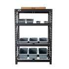Cat Industrial Shelving with 4 Shelves - 48"W x 24"D x 72"H-Wire mesh shelves are adjustable for convenience