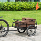 Aosom Bike Trailer-Lightweight but tough with steel frame
