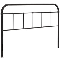 Modway Serena Full Steel Headboard - Brown-Cottage Style Headboard