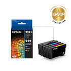 Epson DuraBrite Ultra T252XL-BCS Ink Cartridge Combo Pack - High Capacity Black/Standard Capacity Colour CMY-Worry-free handling - smudge, fade and water resistant prints 