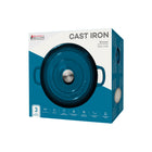 Maxwell & Williams Cast Iron Braiser - 3.3L - Blue-Stove to Oven convenience, safe up to 200 degrees celsius