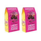Montezuma’s Black Forest Cherry Chocolate Fudge - 150 g - 2 Pack-Smooth chocolate fudge with natural cherry flavour.