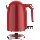 Salton NuRetro Digital 1.7 L Kettle - Space Cherry- 360° swivel base and cordless design allow for easy placement.