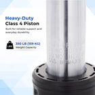 MotionGrey Office Chair Gas Lift Cylinder - Universal Replacement for Executive & Gaming Chairs - Black-4