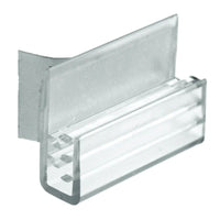 Eddie's Adhesive Backed Small Sign Holder with Rubber Gripper - Clear - 100 Pack-Plastic - Clear
