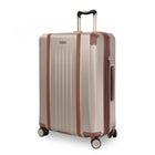 Ricardo Beverly Hills 25" Montecito 2.0 Hardside Upright Check-in Luggage - USB Port - Champagne-Ergonomic telescoping handle with comfort-molded grip - Makes it easier and more comfortable to maneuver through airports, hotels, and busy streets