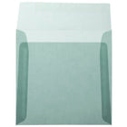JAM Paper Square Translucent Vellum Invitation Envelopes - 6.5" x 6.5" - Ocean Blue - 25 Pack (1592117)-Size: 6 1/2 x 6 1/2 inches