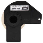 Brother Dk2113 2.4" Continuous Film Label Tape - 2.4" - Black On Clear-Comes in black print on clear background for providing clear and easy to read labels