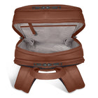 Champs Onyx Leather Classic Backpack - Brown-Top zip