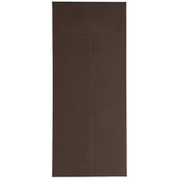 JAM Paper #14 Policy Envelopes, 5 x 11.5, Chocolate Brown Recycled, 100 Pack (90094030g)-Chocolate brown