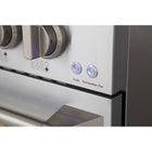 Kucht 48" KDF Series Pro Style Natural Gas Dual Fuel Range - Stainless Steel-Liquid Propane convertible