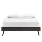 Modway Margo Wood Full Platform Bed Frame - Black-Weight Capacity: 600 lb