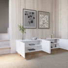 Nexera TV-Stand Nauraa - Natural Maple/White-5