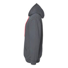 Cool Canuck Hoody - Grey with Red Canada Embroidery - 2XL-50/50 cotton/polyester