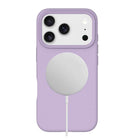 Blu Element Silicone Compatible with MagSafe Case for iPhone 17 Pro - Lavender-Raised Edges to protect the camera and screen