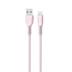 Basic Tech 3ft Lightning Cable - Pink-Braided for extra Durability
