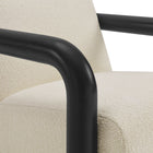 Modway Sereno Boucle Accent Chair - Cream Black-8