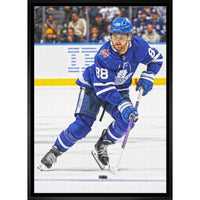 William Nylander Maple Leafs Action - Framed Canvas - 22" x 31"-Premium canvas print with gallery-wrapped edges