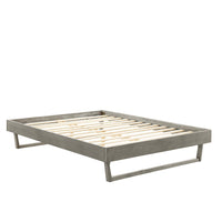 Modway Billie Wood Queen Platform Bed Frame - Grey-Queen Platform Bed Frame
