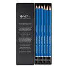 STAEDTLER Mars 100 G6, Lumograph Drawing Pencils - 6 Pack-3 finely graded degrees of softness: one each of dark 8B and 6B, two 4Bs and two 2Bs, for the most-used range of shading and opacity