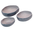 Yellow Door Rustic Bowls 3-Piece Set-Suitable for use in water, sand and mud, the bowls can be used to transport and display various materials throughout an early childhood environment