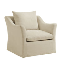 Modway Somerset Linen Blend Slipcovered Armchair - Linen-Slipcovered Linen Blend Accent Chair