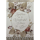 Rosedale Gold Wedding Greeting Cards/Envelopes - 5-1/2" x 8" - Glitter Hearts - 6 Pack-Premium quality greeting cards