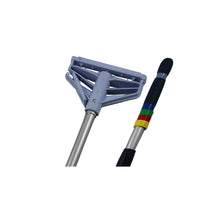 Vileda Snap-n-Go Telescopic Wet Mop Handle with Colour Rings - 40" x 71" - Grey-Snap n Go telescopic mop handle