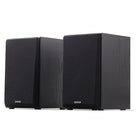 Edifier R980T Studio Quality 2.0 Speaker System with dual RCA Input - Black-Active bookshelf speaker system with 24W total power output with calibrated, flared bass reflex port in front