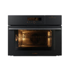 Fotile Built-in Combi Oven - 24" - Moonshadow Grey-Food-grade Stainless Steel Interior with Ceramic Coating, Easy to Clean