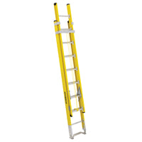 Featherlite 6200 Series 13' Industrial Heavy-Duty Fiberglass Extension Ladder-Max. Open Height: 13'