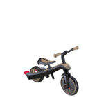 Globber Trike Explorer - Sand-Adjustable saddle with 2 height settings (31cm, 34cm from the ground) made from soft, anti-slip TPR, and ergonomic curved handlebars with durable TPR grips for a smooth ride