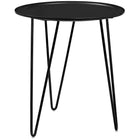 Modway Digress Side Table - Black-Matte Painted Fiberboard Top