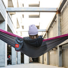Grand Trunk Double Deluxe Hammock with Straps - Olive Green / Khaki-Material: 210T 70D parachute nylon