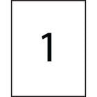 Avery Waterproof Labels - 8.5" x 11" - 50 Pack-White film labels are durable and all-weather