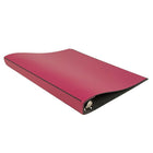 JAM Paper Italian Leather 3 Ring Binder, 3/4", Fuchsia Pink (369231773)-Size: 9.375" x .75" x 11.5"