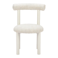 Zuo Ceres Dining Chair - Beige-Outdoor fabric (100% Polyester)
