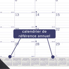 Blueline 13 Months Monthly Academic Desk Pad - July to July - 22" L x 17" W - Bilingual-Two-hole punched, vinyl corners