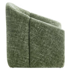 Modway Vivi Chenille Upholstered Accent Chair - Basil-Non-Marking Foot Glides