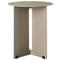 Modway Tecton Outdoor Patio Aluminum Side Table - Khaki-15 Inch Patio Side Table